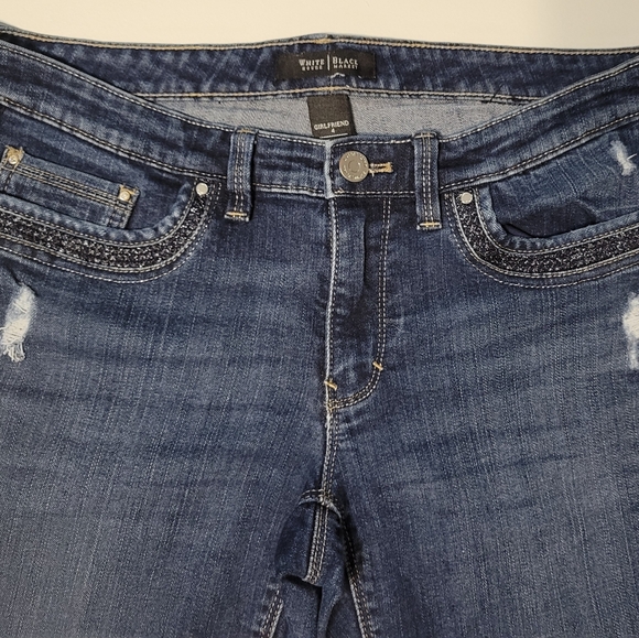 White House Black Market Girlfriend Skinny Jeans Size 4 - Picture 2 of 5